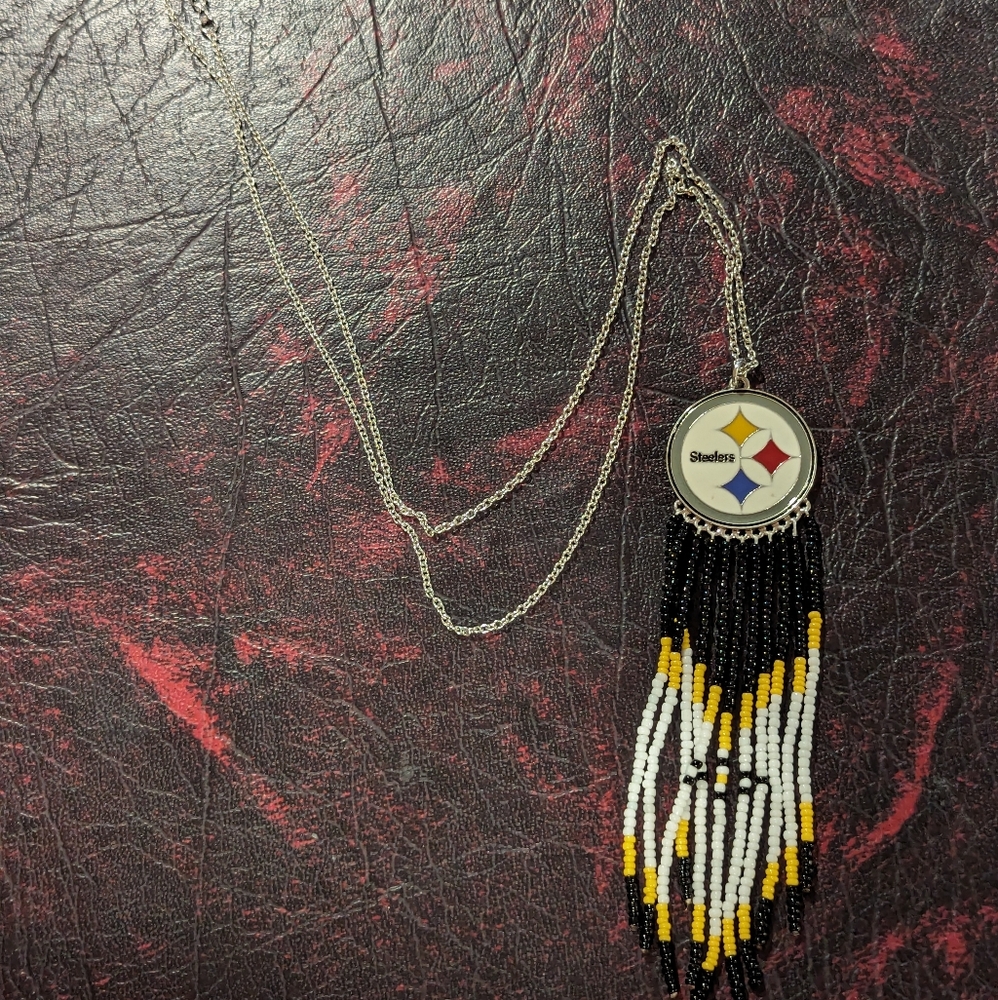 Long Steelers Necklace